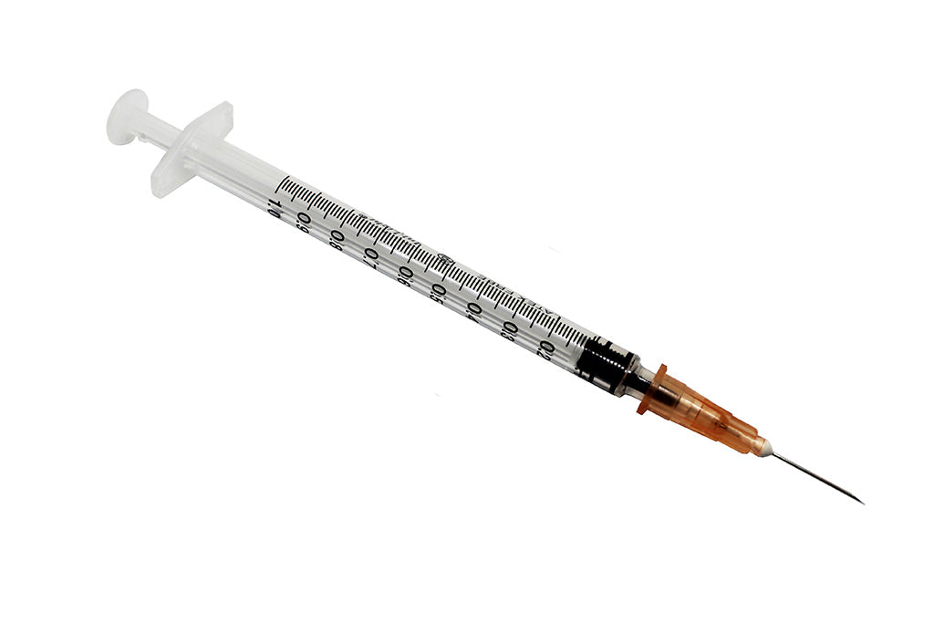 100 x rays 1ml syringe needle 25G x 16mm 5/8"inch