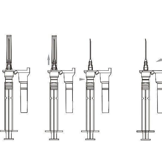 What is a safety hypodermic needle