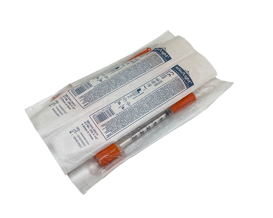 insulin syringes 29g 0.3ml sterile made in uk