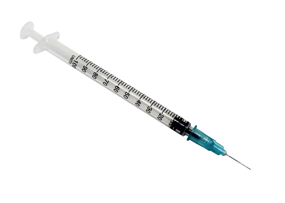 1ml Syringe For Insulin Injection with 28g x 13mm Hypodermic Needle — RayMed