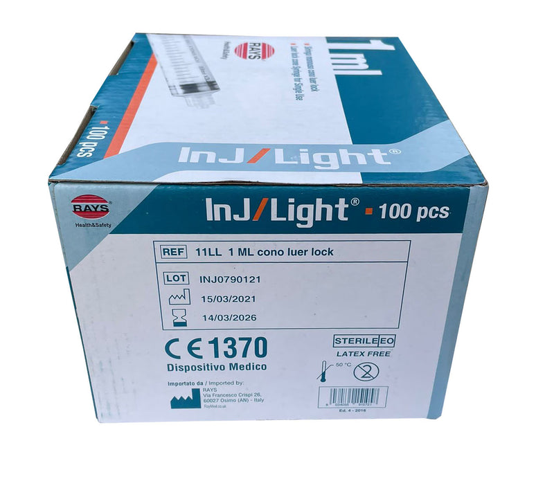 1ml Luer Lock 23g 21g Hypodermic Needles
