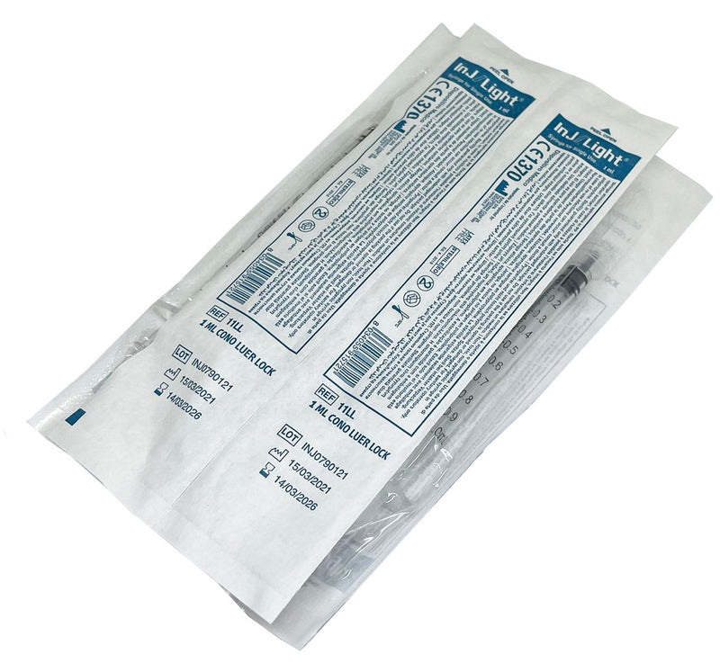luer lock hypodermic syringes 1ml