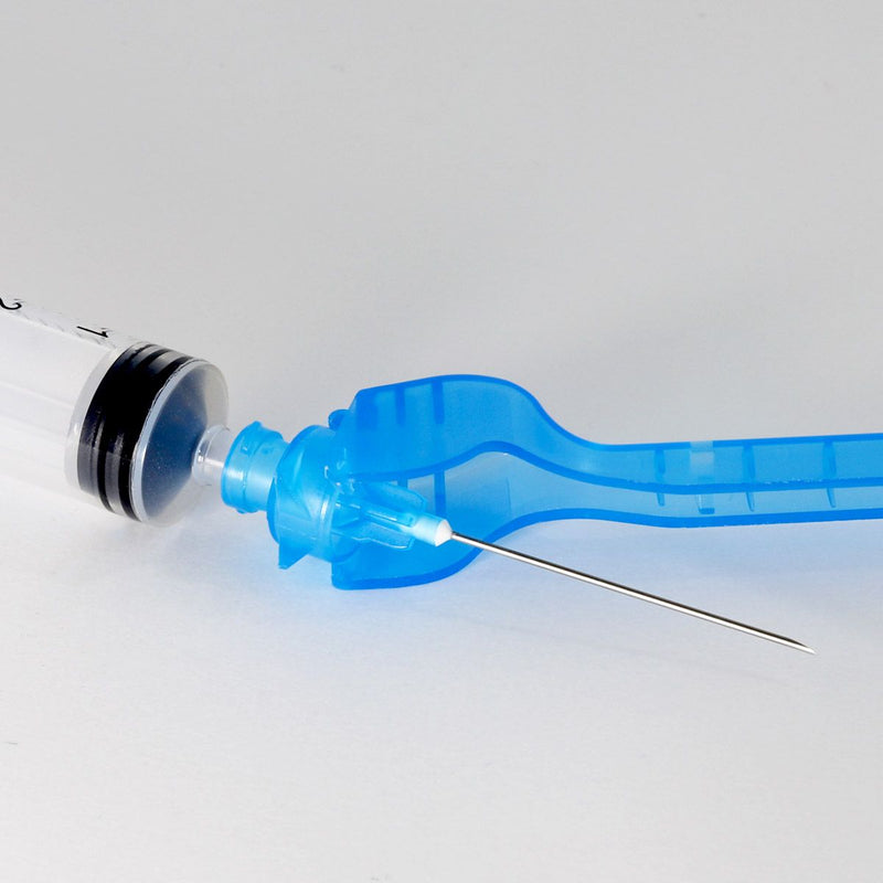 Rays MicroTip/Safe 23G Safety Hypodermic Needle Blue