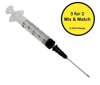 Rays InJ/Light 2.5ml Syringe With 22G Hypodermic Needle
