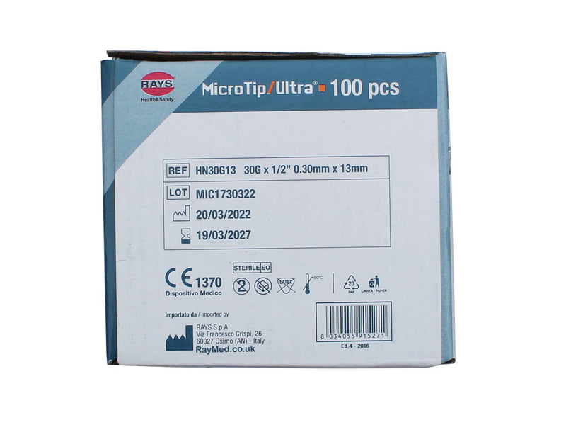 30g hypodermic needle
