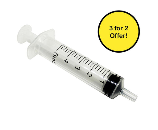 5ml luer slip sterile syringe NHS injection