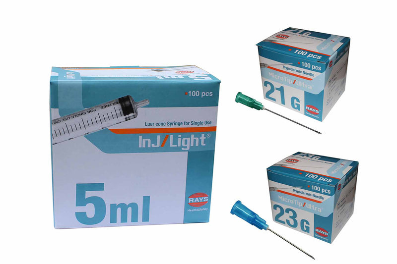 5ml syringe and needle injection