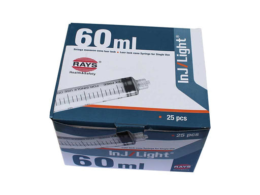 60ml luer lock syringe box