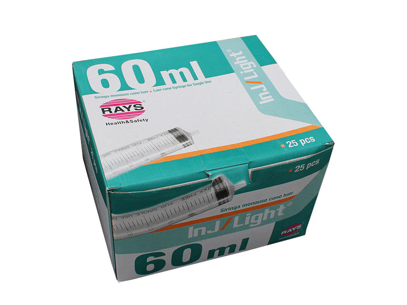 Rays Luer Slip Tip Syringe 60ml Eccentric