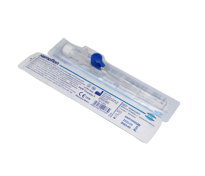Disposable IV Cannular 22G blue