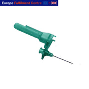 safety hypodermic needle 21g green injection