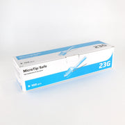safety hypodermic needle box 23g