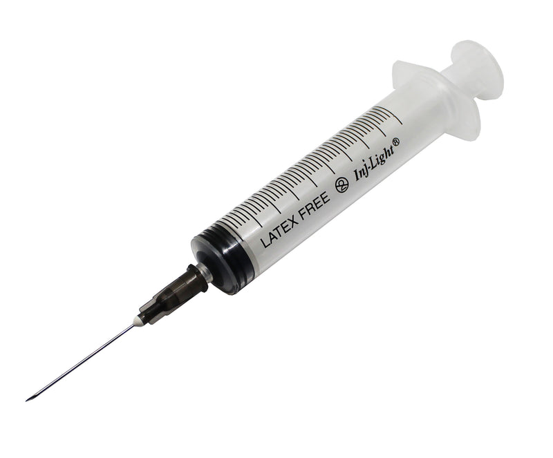 10ml Syringe 22G Needle Box of 100 UK Sterile