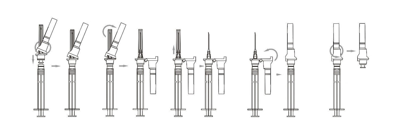 safety hypodermic needles