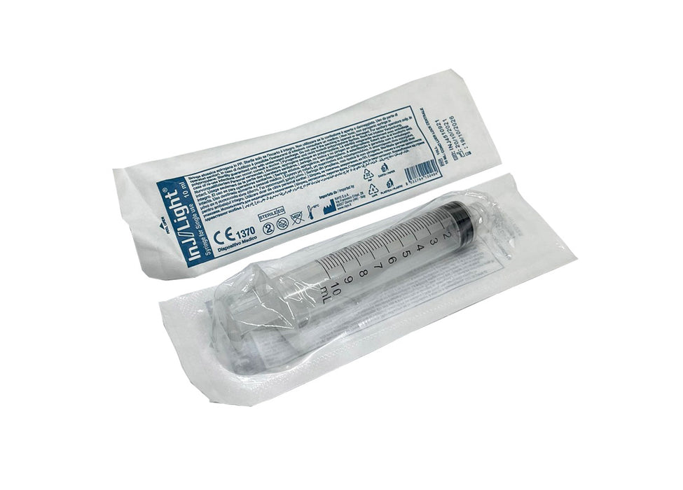 10ml luer lock syringe with 16g hypodermic needle box of 100