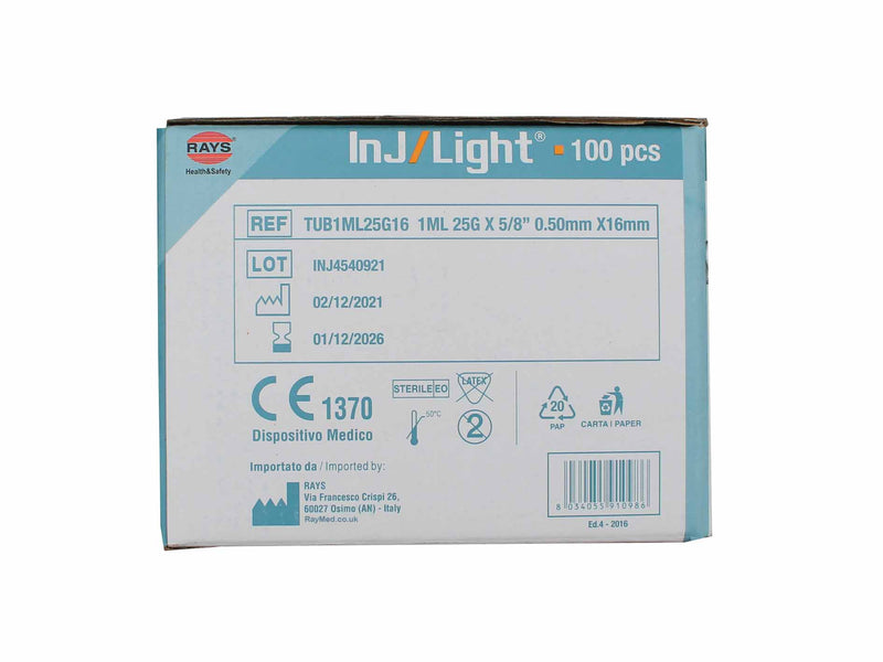 syringe and needle 25g human injection, cats and dogs vats