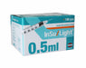 insulin syringe & needle box of 100 for sale in UK 0.5ml