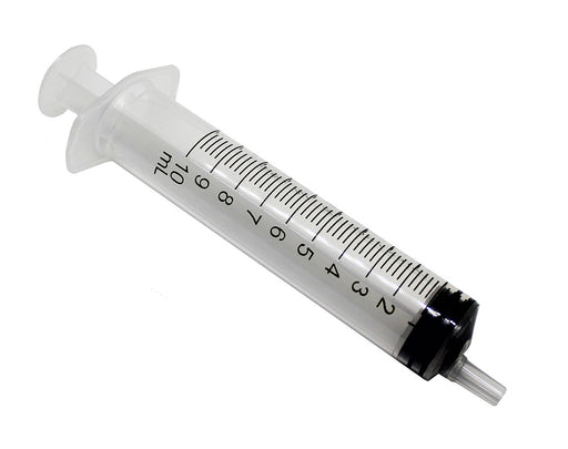 10ml syringe eccentric tip, sterile, latex free