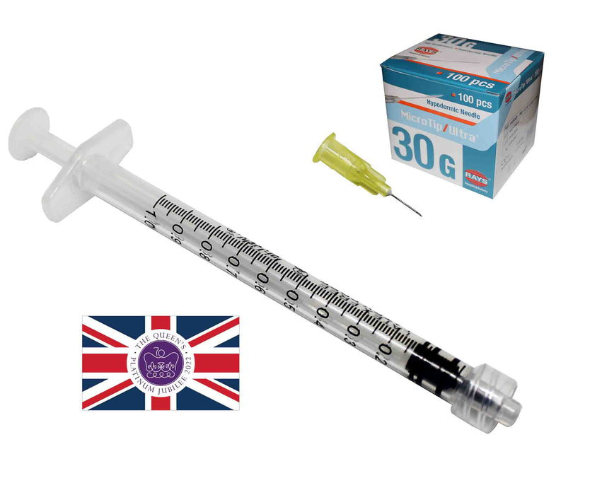 30G hypodermic needles