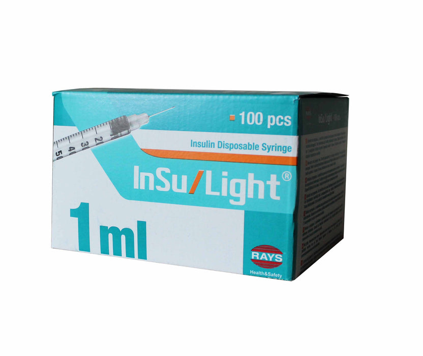 insulin syringe box of 100 for sale UK 1ml 29g