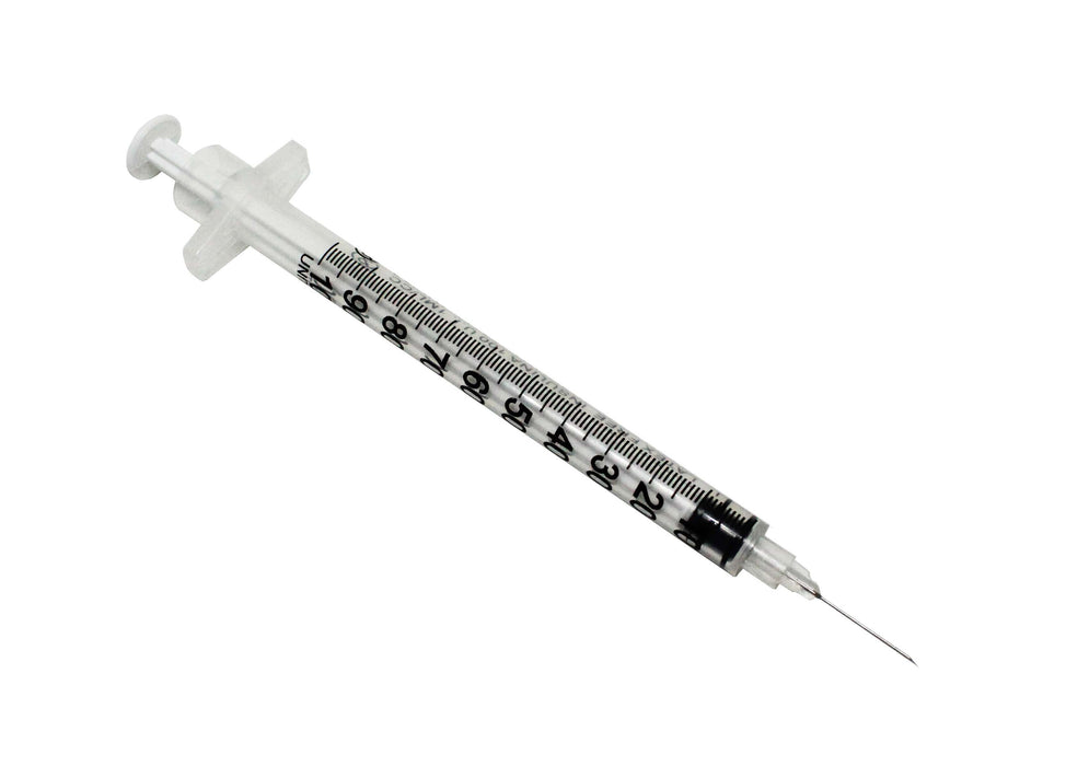 insulin syringe & needle 1ml 29g x 12.7mm