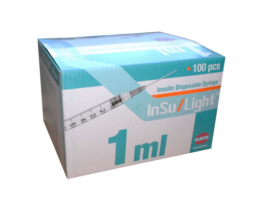 insulin syringe box of 100 for sale in the UK & Europe