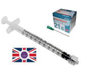 injection needles 1ml 21g green
