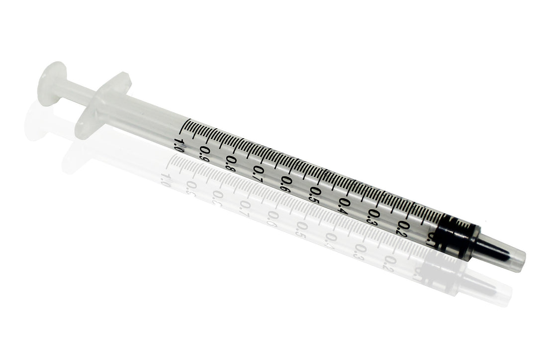 1ml syringe medical sterile latex free for injection uk
