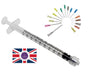 1ml luer lock syringe hypodermic needle sterile UK