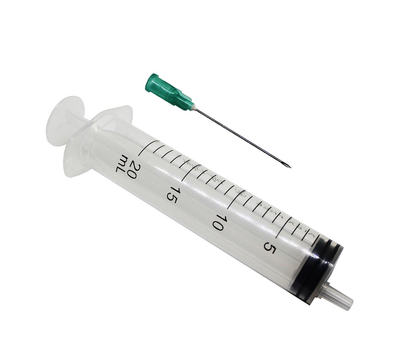 combined syringe and needles 20ml