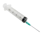 syringe & needles 20ml with 21g needle 1, 1/2" inch
