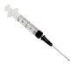 2ml/2.5ml sterile latex free syringe with 22g hypodermic needle