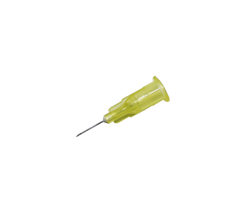 30G Hypodermic Needle (0.3mm x 13mm) Light Yellow (30G X 1/2" inch) Rays MicroTip/Ultra