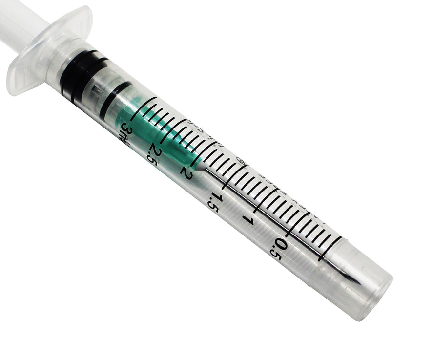 Rays 3ml Safety Retractable Syringe with 21G Hypodermic Needle 