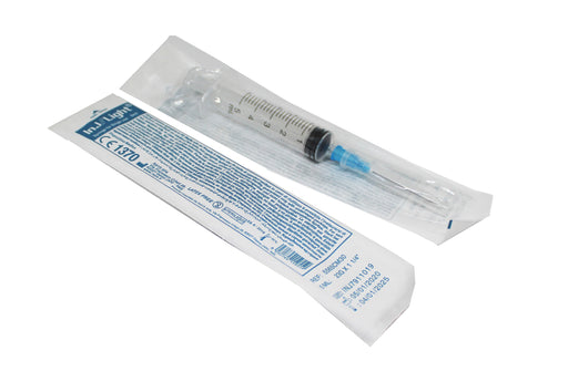 5ml syringe and needle sterile latex free.