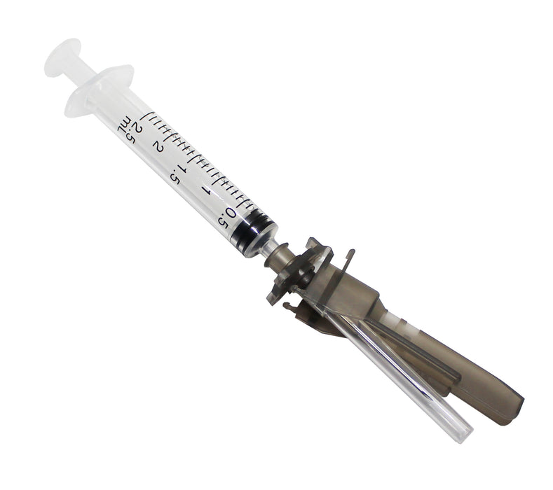 Rays 2.5ml Syringe With Safety 22G Hypodermic Needle