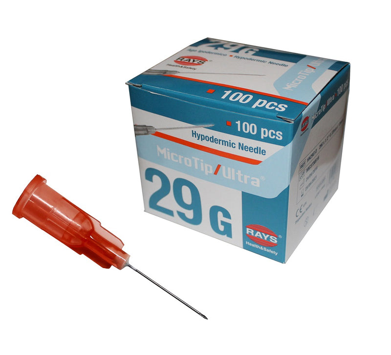 Hypodermic Needle For Sale 16G - 30G Rays Box of 100