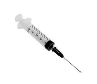 Rays 5ml Syringe & Needle 22g x 1, 1/4