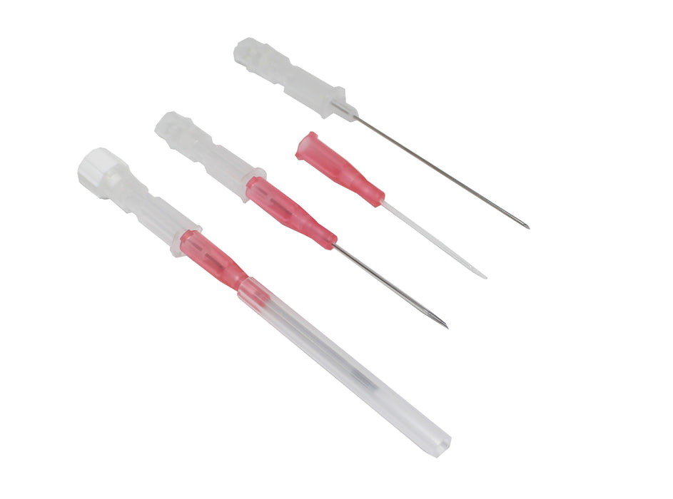 Rays Hemocath IV Cannula Without Wing 20G x 32mm Pink