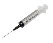 hypodermic syringe and needle for medical injection