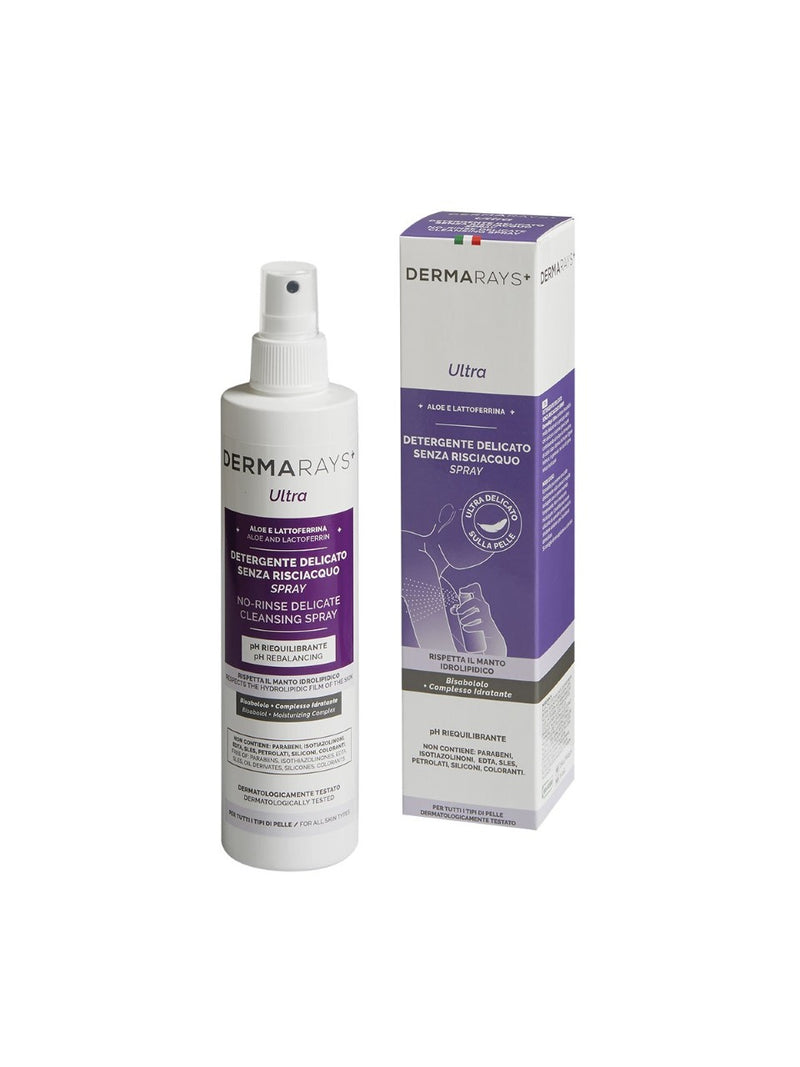 DermaRays Ultra Body Cleaning Spray no rinse Travelling Festivals Camping 250ml