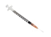 Rays 1ml insulin syringe & needle 25g x 16mm 5/8" inch