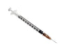 rays 1ml insulin syringe & needle 26g x 13mm x 100 for sale